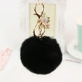 thumbnail image 3 of GOOHOCHY 2pcs encantador llavero de peluche llavero de peluche colgante de bolsas creativas colgante de pompom, 3 of 7