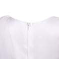 thumbnail image 5 of Little Girls White Long Tail Overlay Bow Bridal Party Dress 6, 5 of 7