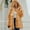 Brown, variant on Aloohaidyvio winter jackets for women under 20$,Winter Coats for Women Warm Faux Furry Jacket Long Sleeve Hooded Outerwear