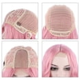 thumbnail image 7 of MORICA Pink Wig 28 Inches Long Pink Wavy Wigs For Women Synthetic Hair Replacement Wigs Light Pink Wig Cosplay Daily Party Heat-Resistant Fiber Wig, 7 of 7