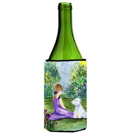 

Westie Wine bottle sleeve Hugger 24 oz.