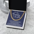 thumbnail image 3 of Gift for the Best Daddy in the World - My SuperDad, Cuban Link Chain, Stainless Steel or Yellow Gold, Message Card & Gift Box, 3 of 5