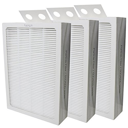 Filter-Monster True HEPA Replacement for Blueair 500/600 Series Particle Filter, 3 Pack