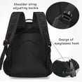 thumbnail image 4 of Youth Soccer Bags - Sports Backpacks for Soccer, Basketball, Football with Ball Holder for Boys Girls - Black, 4 of 4