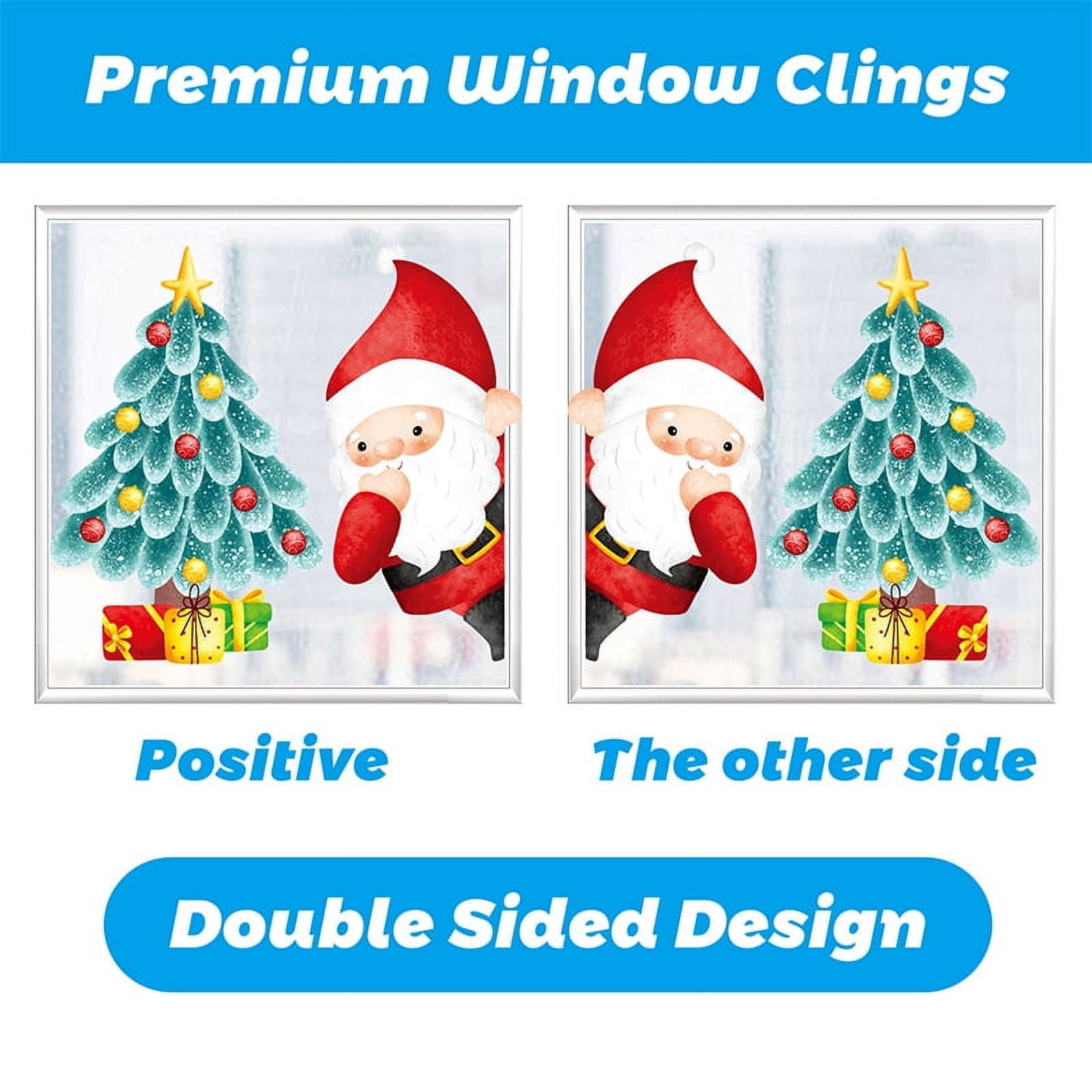 155pcs White Snowflakes Window Decorations Clings Decal Stickers Ornaments for Christmas Frozen Theme Party New Year Supplies