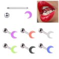 thumbnail image 1 of nipocaio 6 Pcs Ongles en Acrylique en Forme de Lune pour Piercing Corporel, 1 of 5