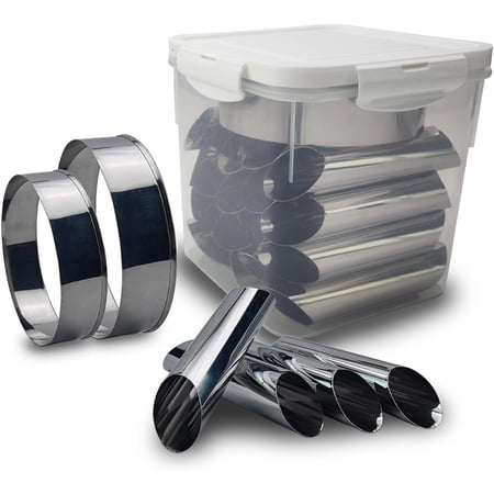 Cannoli Forms Pastry Roll Molds Stainless Steel Cannoli Tubes Pack of 22