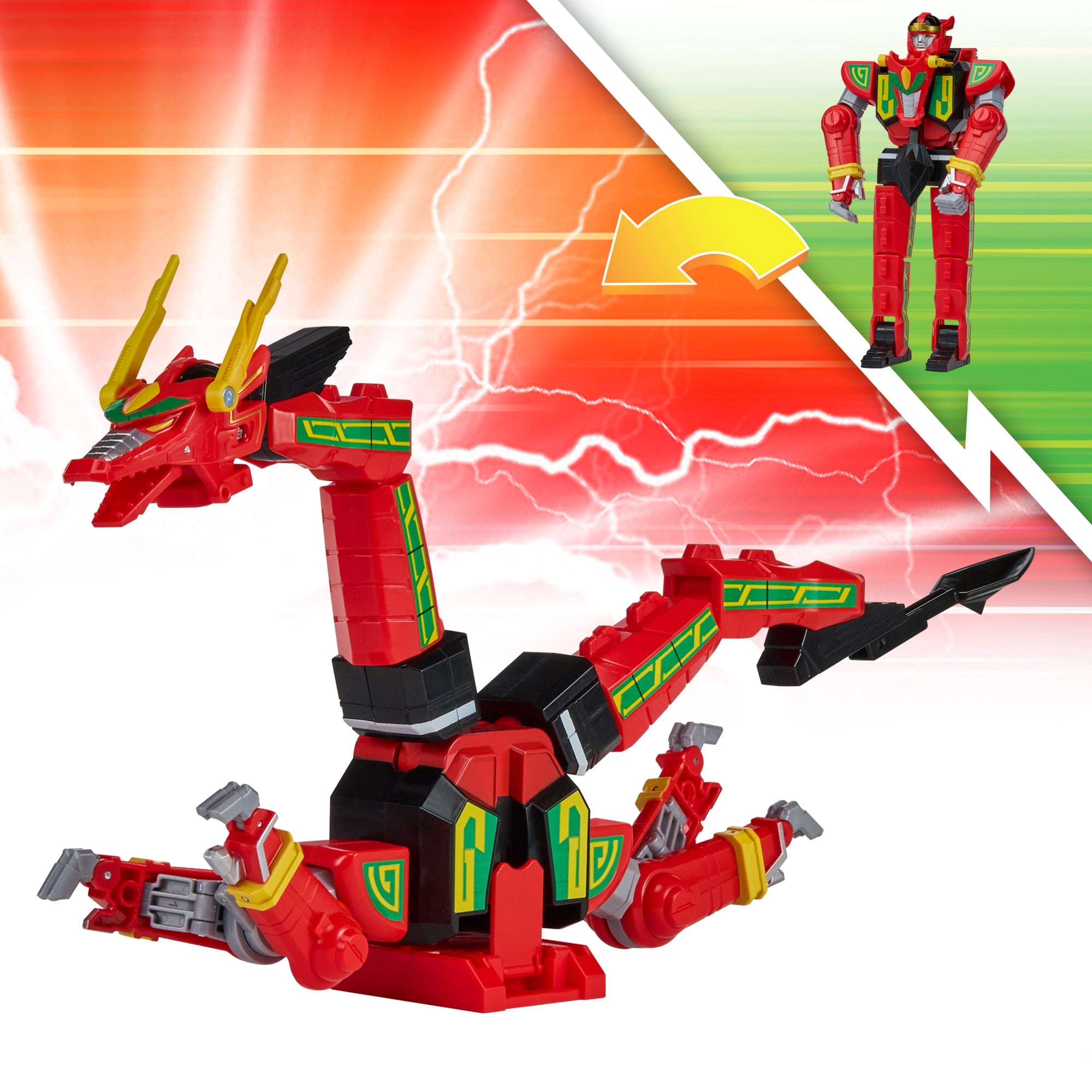 Mighty Morphin Power Rangers: Re-Ignition - Red Dragon Deluxe Combinable Thunderzord (Season 2) by Playmates Toys