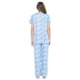 thumbnail image 4 of Casual Nights Women's Short Sleeve Floral Pajama Set, 4 of 5