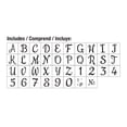 thumbnail image 4 of Juego de plantillas Hillman con letras, números y signos de puntuación duraderos, 4 of 6