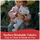 thumbnail image 5 of Palillo de dientes Teddy Bear GUND ondulado de 15 pulgadas, color gris, 5 of 8