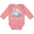 thumbnail image 3 of Inktastic My Nonni Loves Me Cute Elephants Clouds Moon and Stars Boys or Girls Long Sleeve Baby Bodysuit, 3 of 5
