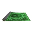 thumbnail image 2 of Ahgly Company Indoor Square Oriental Green Industrial Area Rugs, 4' Square, 2 of 4