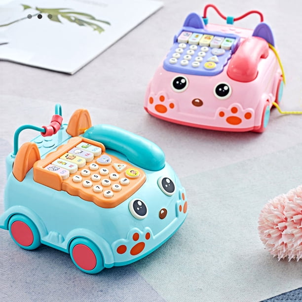 Gwong Juguete Más de 3 años niños dibujos animados teléfono teléfono sonido luz de golpe un hamster juego juguete Gwong 30008253