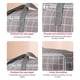 thumbnail image 4 of Bolsa de almacenamiento extragrande, bolsa de equipaje, impermeable, gruesa, para mudanzas, plegable, organizadora con asas resistentes y cremalleras para ropa de cama, edredones, mantas y ropa., 4 of 5