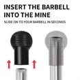 thumbnail image 4 of Barbell Land Mine Adjunto Bas Barra Sin Deslizamiento Barbilla para Prensas Splat Squat, 4 of 9