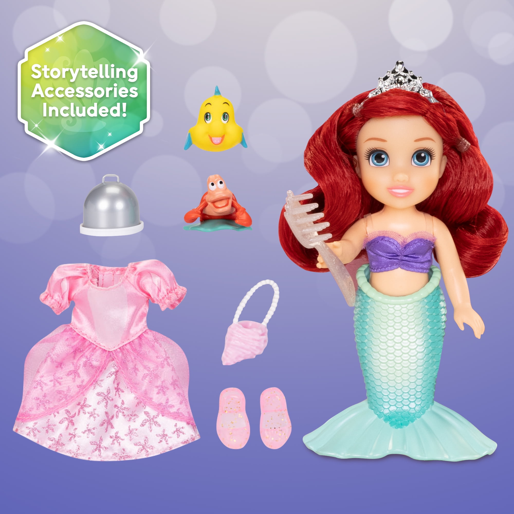 Disney Princess Ariel Petite Deluxe Doll Set