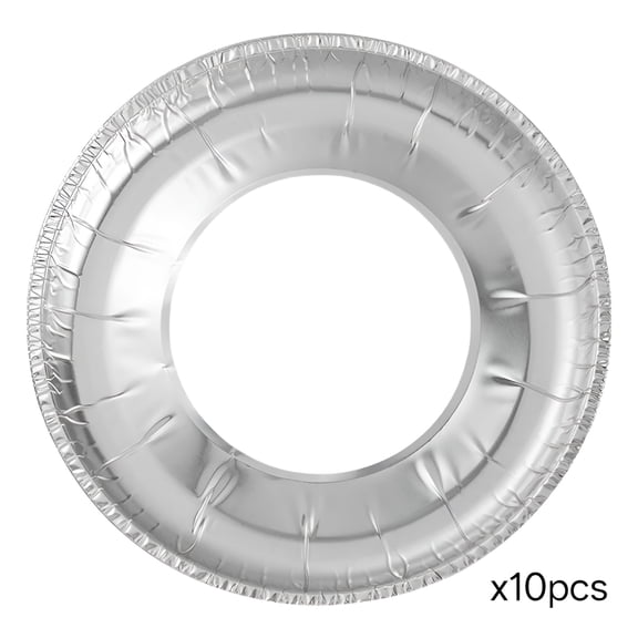 ACDANC 2026 New Disposable Gas Burner Liners (10 Pcs) Aluminum Foil Round Gas Stove Burner Covers,8" Gas Range Protector,Stove Top Covers for Gas Burners,Foil Liners to Catch Oil and Food Spills