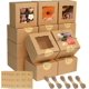 thumbnail image 2 of Cajas de Postre con Ventanas, Cajas Individuales para Cupcakes, con Etiquetas y Cuerdas, Caja Portátil para Galletas, para Postres, Dulces, Galletas, Pasteles, 2 of 4