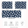 thumbnail image 2 of Yayeee Pillowcase Standard Size Set of 2 Satin Wrinkle Resistant Envelope Pillow Case, Navy Blue Baseball Pattern, 2 of 8