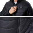 thumbnail image 5 of Gamivast Men's Heated Jacket Quilted Zip up Hooded Puffer Jackets with 27 Heating Zones and 2-Levels Loose Washable USB Printed Coats with Zipper Pockets 3Xl no Power Bank, 5 of 5