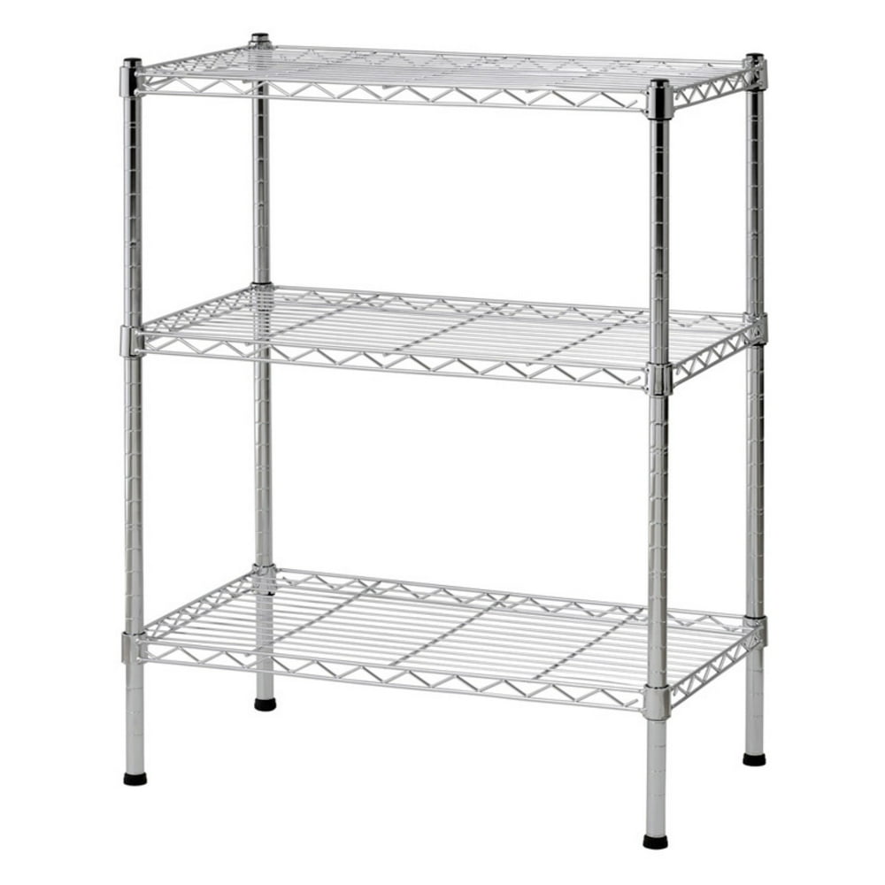 Muscle Rack 3Shelf 24"W x 30"H x 14"D Steel Wire Shelving Unit