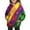 Army Green, variant on LNZGNM Mardi Gras Girl's Hooded Sweatshirt 9-10Y Cozy Colorful Mask Hoodies Casual Long Sleeved with Kangaroo Pocket Shirt Tie Dye Spring Outfit for Party, Light Green, 9-10Y