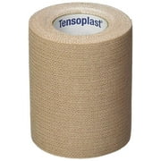 Tensoplast Elastic Athletic Tape, Provides Medium Support or Compression with High Adhesive Properties, Water Repellent and Air Permeable, Tan, 3" x 5 Yards, Roll