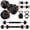 45LB(22.5LB Pair), variant on Adjustable dumbbell set, 20/30/45/70/90lbs Free Weight Set with Connector, 5 in1 Multi-Function Dumbbells Set  as Barbell & Kettlebell, Push up Stand, Fitness for  Gym Suitable Men/Women