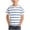 #0018-Blue, variant on Kids Striped T-Shirt Cotton Trendy Regular Fit Round Neck Short Sleeve Durable Air-Permeable Outerwear Top for Summer Travel Outdoor Riding Weekend Picnic Daily Outfit 1-12Y
