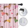 thumbnail image 4 of Blackout Kids Curtains,Colorful Funny Dachshund Childrens Insulated Curtains Set Of 2,Bedroom Essentials,Toddler Room Decor 42"x54"(106x137cm), 4 of 4