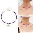 thumbnail image 2 of Cute Pendant Necklace Clavicle Chain Temperament Choker Simple Bohemian Beaded Necklace Statement Jewelry, 2 of 8