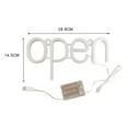 thumbnail image 5 of LED Neon Sign Creative Shape IP44 Waterproof Flicker-Free Battery-operated Wide Application Decorative PVC OPEN Neon Sign Lamp Holiday Party Festive Prop for Home, 5 of 7
