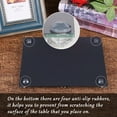 thumbnail image 6 of 2Pcs 12" x 8" Glass Crushed Diamond and Square Mirrored Vanity Tray Serving Tray For Wedding Birthday Party(Silver), 6 of 12