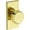 Gold, variant on Baldwin HDVASCFR044 Vashon Non-Turning One-Sided Dummy Door Knob - Brass