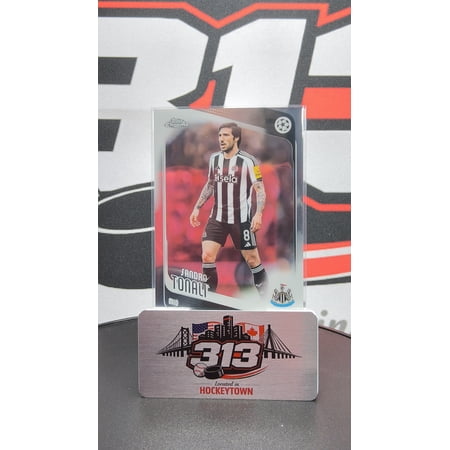 2026 Topps Chrome UEFA Champions League Sandro Tonali Newcastle United #109 Soccer Card