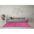 thumbnail image 3 of Ahgly Company Indoor Round Abstract Pink Contemporary Area Rugs, 7' Round, 3 of 4