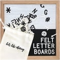 thumbnail image 1 of Pizarra de fieltro Felt Like Sharing de 10 x 10 cm con 300 letras, 1 of 7