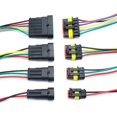 thumbnail image 4 of Carkhd 10 Kits 2/3/4/6 Pin Waterproof Electrical Auto Connector 2P 3P 4P 6P Male Female Plug With Wire Cable Harness For Car, 4 of 6