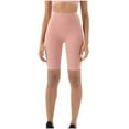 thumbnail image 2 of Nuoqisi No Front Seam Womens Workout Biker Shorts - High Waisted Tummy Control Spandex Shorts for Yoga Running Gym, 2 of 3