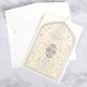 thumbnail image 4 of Tarjetas de invitación de boda cortadas con láser, recuerdo, tarjeta de felicitación impresa, tarjeta islámica musulmana, decoración de Ramadán, suministros para fiestas, 50 Uds., 4 of 4