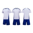 thumbnail image 2 of Unisex Kids Athletic Set 2-Piece White Quick Dry Top & Shorts Breathable Polyester for Sports Play Practice Youth Sizes 4-12,Size 4-5T, 2 of 5