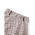 thumbnail image 5 of Brown Houndstooth A-Line Pleated Skirt With Belted Waist, 5 of 7