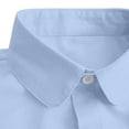 thumbnail image 5 of UACY Girls Blouse Button Down Shirts Puff Short Sleeve Princess Bowknot School Uniform Tops ﻿ (Blue, 12-13 Years), 5 of 9