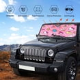 thumbnail image 4 of Hello Kitty Car Windshield Sunshades, Front Windshield Sun Shade, Hardened Sun Visor Shield Cover, Foldable Reflector For Car Truck Suv, Keeps Your Vehicle Cool, 4 of 8