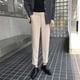thumbnail image 3 of Pantalones de sastrería social de talla grande para hombre, pantalones de traje de negocios ajustados y trenzados, ropa de estilo coreano antiarrugas, 3 of 4