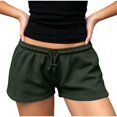 thumbnail image 2 of Womens Sweat Shorts Y2K Low Rise Wide Leg Mini Shorts Summer Casual Drawstring Lounge Shorts, M, 2 of 6