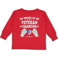 thumbnail image 3 of Inktastic I'm Proud of My Veteran Grandpa Boys or Girls Long Sleeve Toddler T-Shirt, 3 of 5