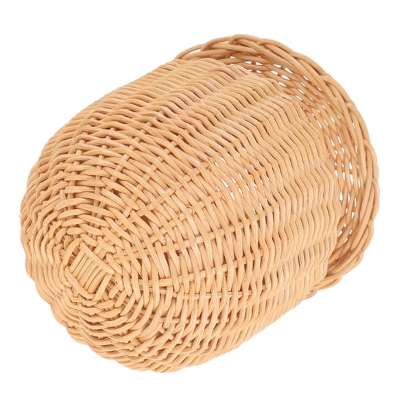 KONTONTY Vintage Rattan Hat Stand Display Rack for Mall and Supermarket Use, 1 Set