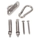 thumbnail image 2 of Hardware de montaje en techo para sillas colgantes, ganchos de techo Ganchos de techo de acero inoxidable Kit para colgar hamacas Logre más, 2 of 9